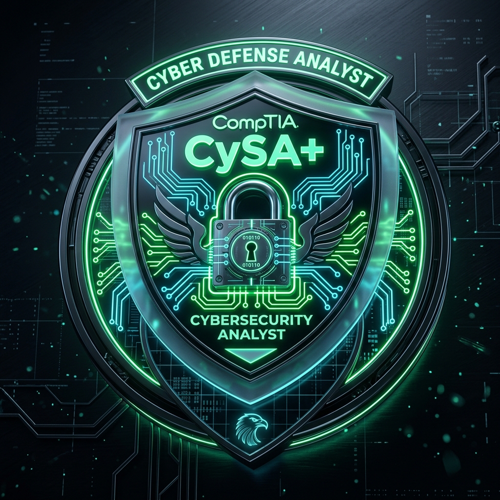 CompTIA CySA+ Official Badge